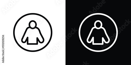 Individual icon. Simple element illustration. outline and flat symbol design