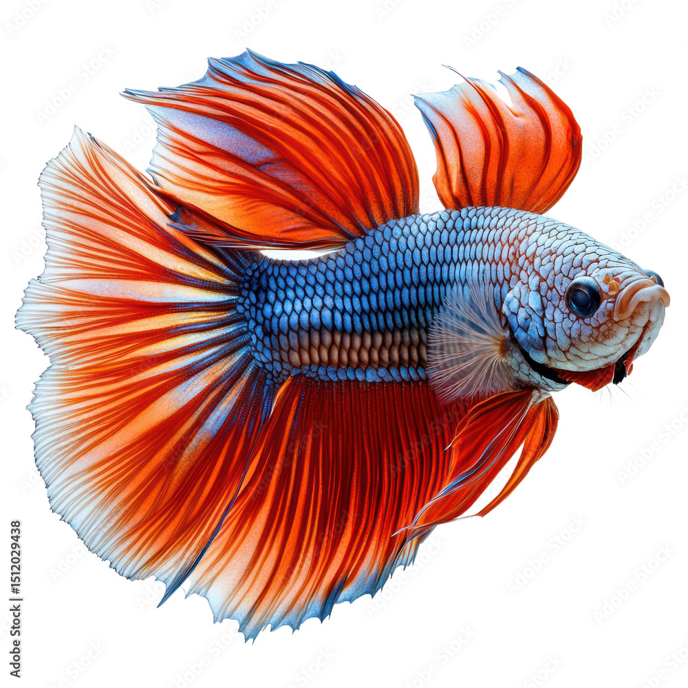 Fototapeta premium Colorful betta fish