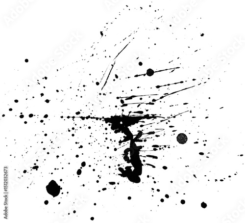 black ink blot
