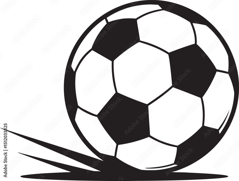 Fototapeta premium soccer ball isolated on white