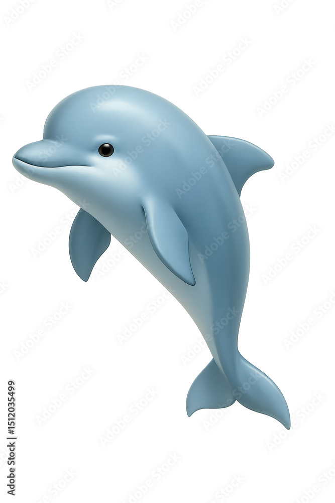 Obraz premium dolphin on transparent background