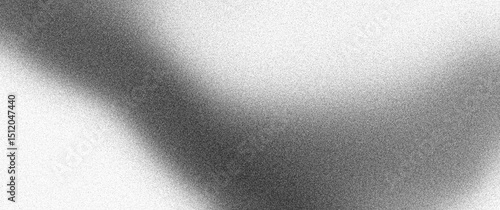 Grainy grayscale background, black and white noise texture monochrome abstract banner, header poster backdrop design
