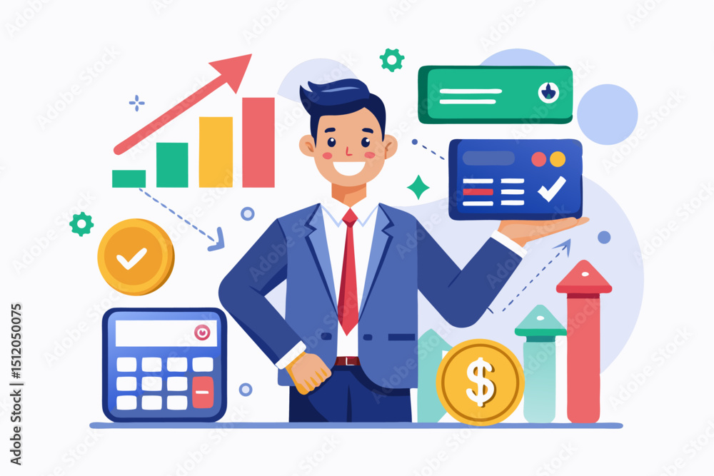 A close-up image of a person using a calculator while holding a credit card, symbolizing financial management,
A close-up image of a person using a calculator while holding a credit card, symbolizing financial management,