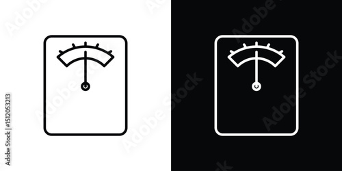 Scale icon. Simple element illustration. outline and flat symbol design