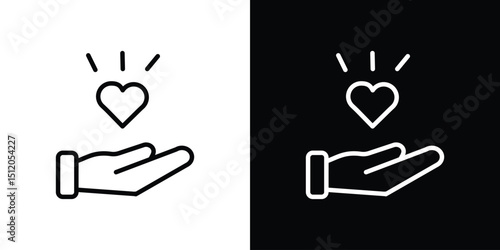 Selfcare icon. Simple element illustration. outline and flat symbol design