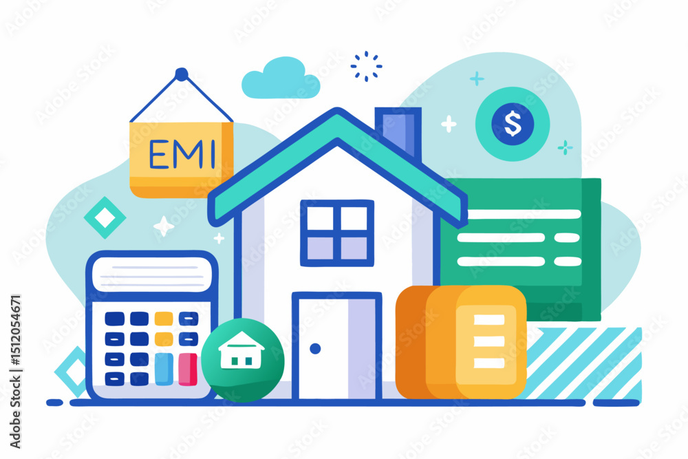 
A close-up image of a person using a calculator while holding a credit card, symbolizing financial management, 