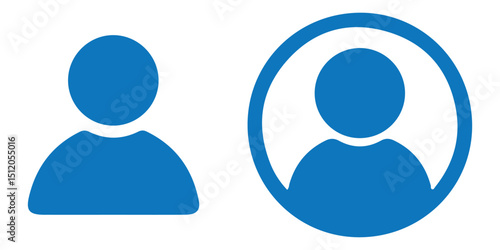 Modern Profile Icon Design – Minimal User Avatar Symbol for Apps, Websites & Interfaces