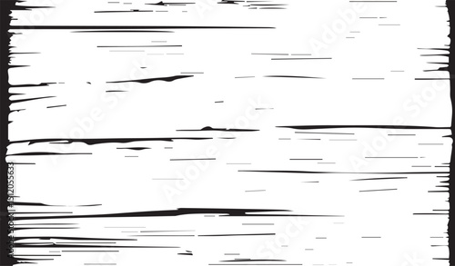 Abstract Black and White Grunge Texture Featuring Horizontal Distressed Lines. Distressed texture. Monochrome texture. 