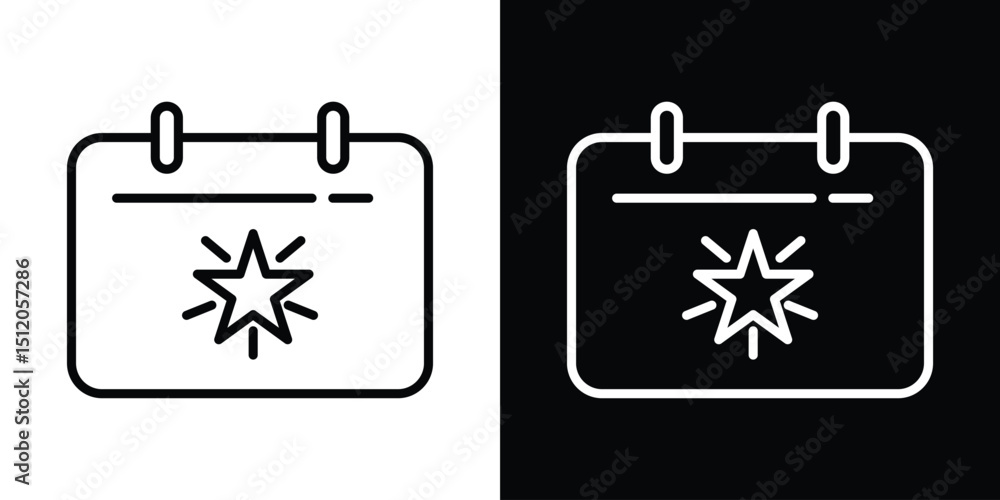 Special event icon. Simple element illustration. outline and flat symbol design Special event icon. Simple element illustration. outline and flat symbol design