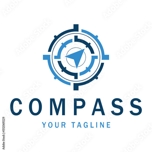 compass icon isolated on background.modern flat compass pictogram,business,marketing,internet concept.trendy simple vector symbol for websitedesign or button to mobile app.logo illustration.