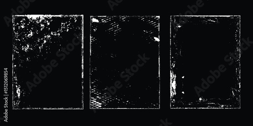 Grunge Urban Backgrounds set.Texture Vector.Dust Overlay Distress Grain ,Simply Place illustration over any Object to Create grungy Effect .abstract,splattered , dirty, texture for your design.