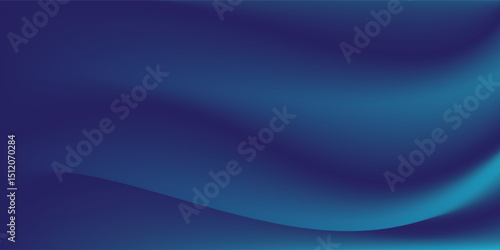 Curve Mesh gradient blur wallpaper. Modern light liquid color of wave blue sea ocean aquatic. Freeze cool winter temperature. Smooth sky vector white, blue, navy, turquoise, aqua template background.