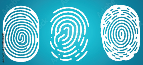 Finger print stock illustration