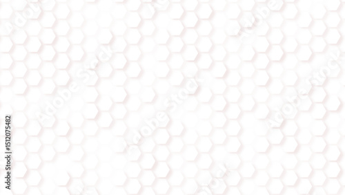 Texture bee comb grid. Flat vector illustration isolated on white background. Honeycomb pattern with hexagon mesh.