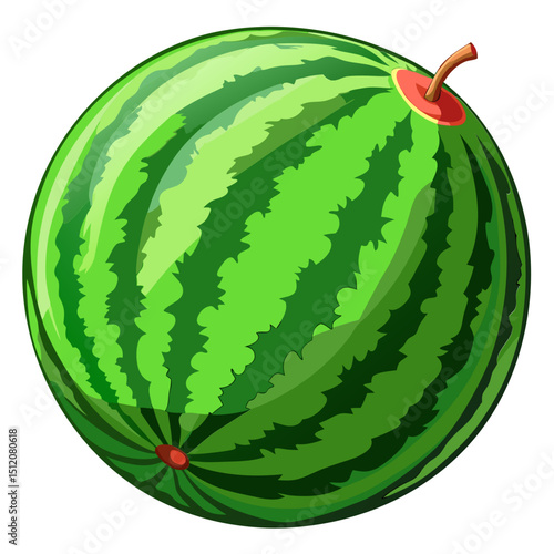 Watermelon Isolated On White Background

