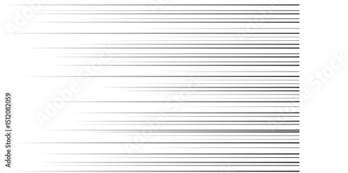 Abstract background design with horizontal black line pattern on white backdrop. 