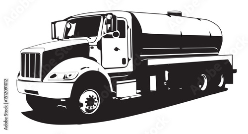 Tanker truck is a heavy vehicle designed to transport liquids safely on roads and work sites.
