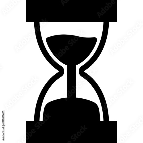 Focus, management, sandclock icon