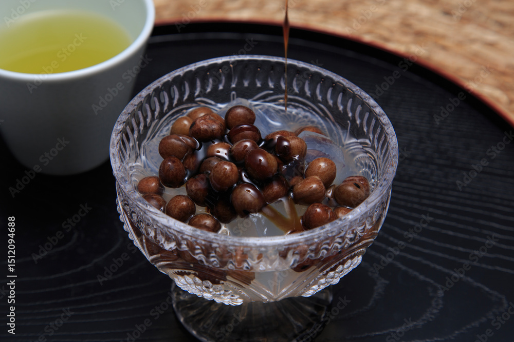 Obraz premium 豆かんてん
