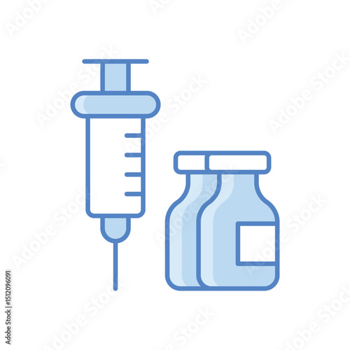 Hormone Theraphy  Icon vector