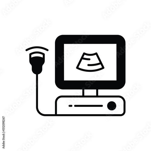 Ultrasound  Icon vector
