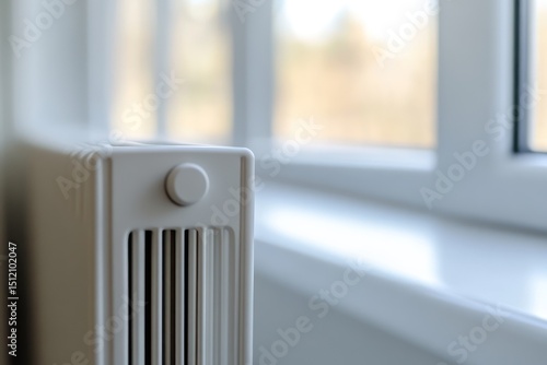 Wallpaper Mural Radiator Heater by Window in Living Room Torontodigital.ca