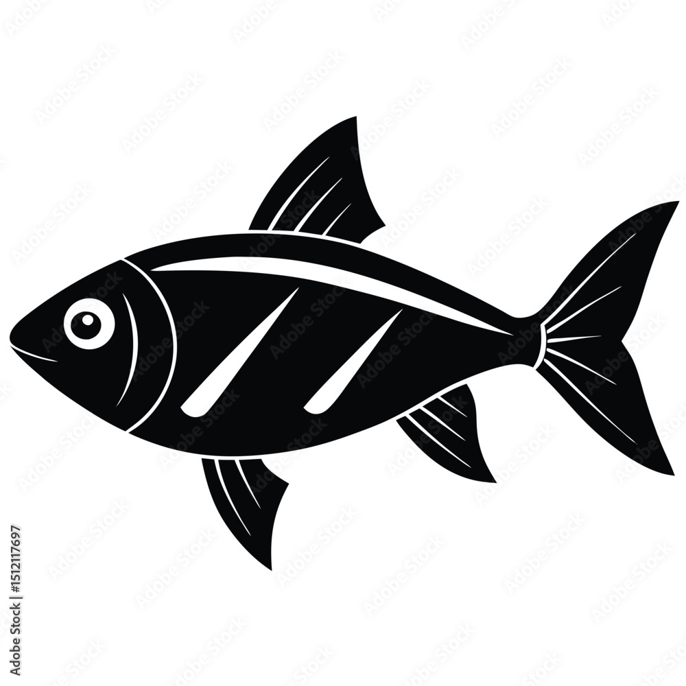 Fototapeta premium TETRA FISH VECTOR