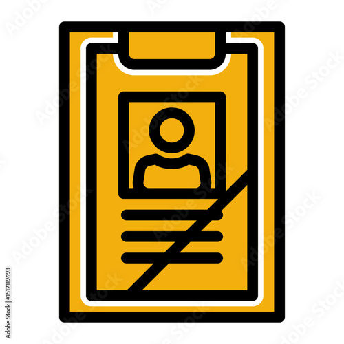 Legal will document with pen (Solid Color Lineal Style)