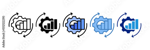 Optimization Icon Element For Design