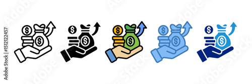 Investment Icon Element For Design