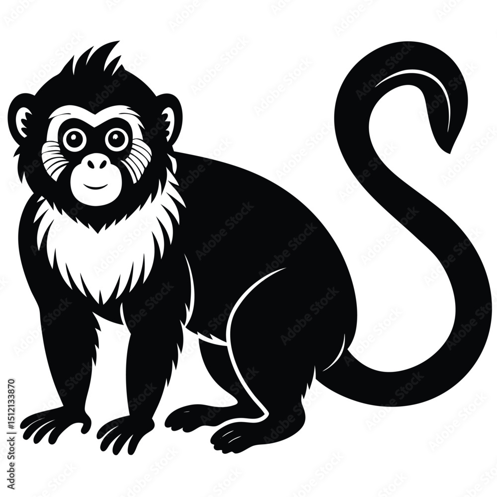 Fototapeta premium tamarin vector