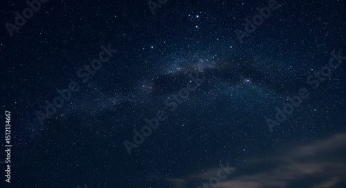Wallpaper Mural Night sky full of stars, long exposure Torontodigital.ca