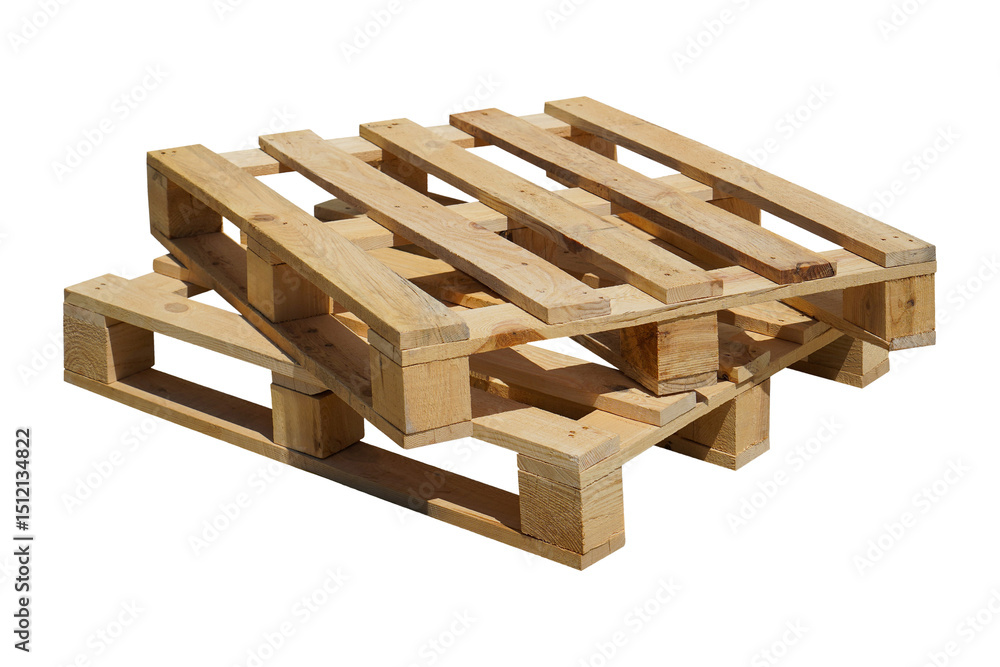 Wooden Pallet isolated white background. Wooden Pallet isolated white background.