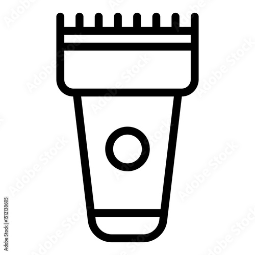 Electric shaver icon. Vector line icon