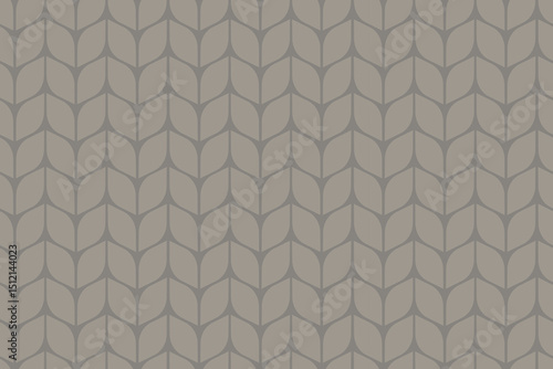 Seamless dark gray knitting pattern with stylized loop texture. Ideal for fabric backgrounds, cozy winter design, or minimal fashion projects.

