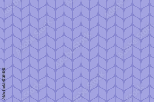 Seamless lilac knitting pattern with a cozy stitch texture. Abstract textile background ideal for fabric, winter designs, or craft-themed projects.

