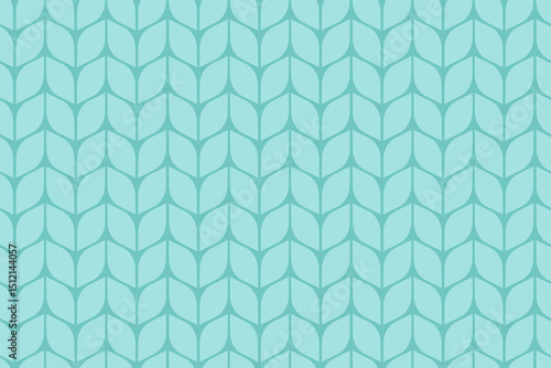 Turquoise seamless knitting pattern with soft wool texture. Ideal for textile backgrounds, winter crafts, and cozy digital designs.

