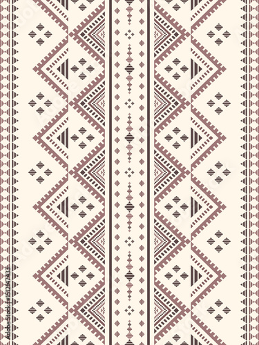 Southwest Native seamless pattern ethnic tribal Aztec geometric Navajo Native American fabric colorful design vector for textile print