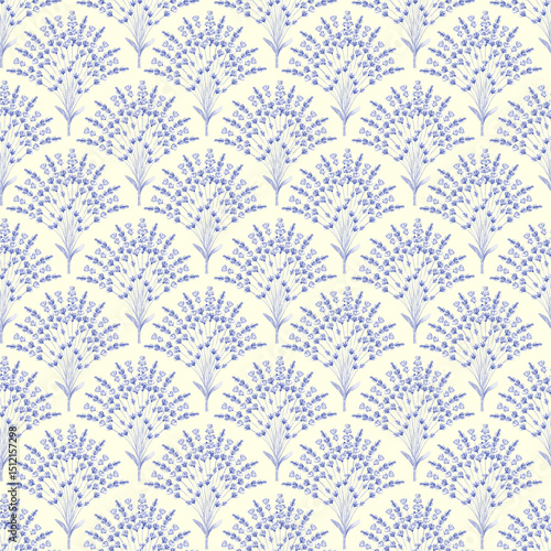Watercolor lavender flowers...