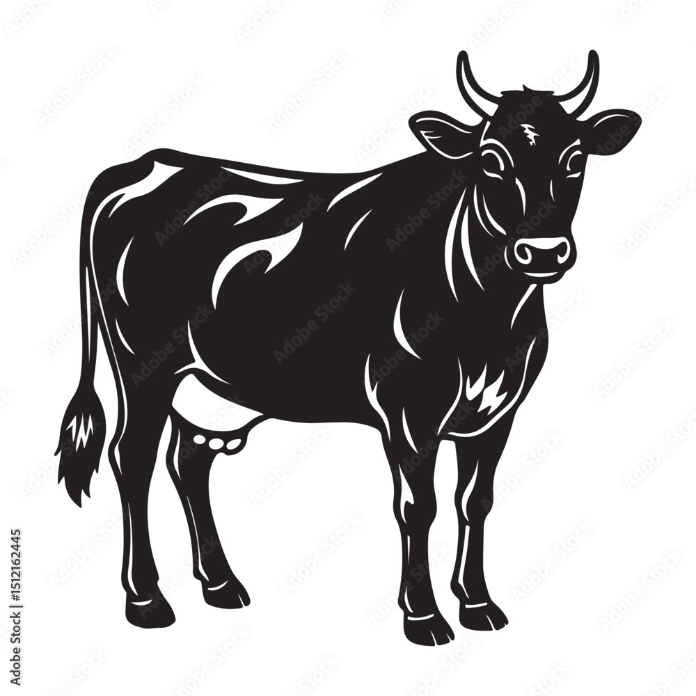 black and white cow black and white cow