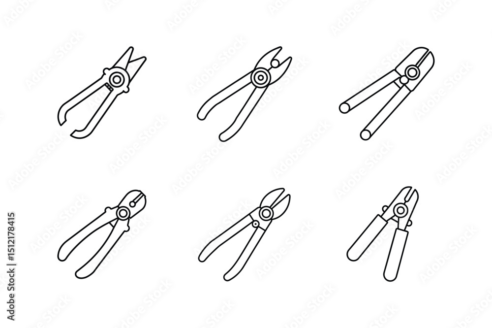 line cutter tool icon line art vector illustration line cutter tool icon line art vector illustration