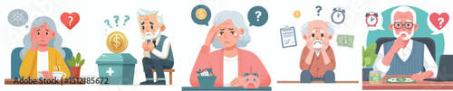 vector a parent is worried about retirement funds