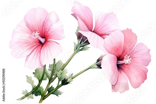 Hibiscus blossom flower plant.