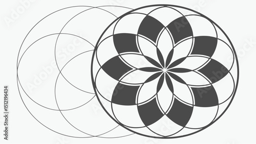 black and white abstract background