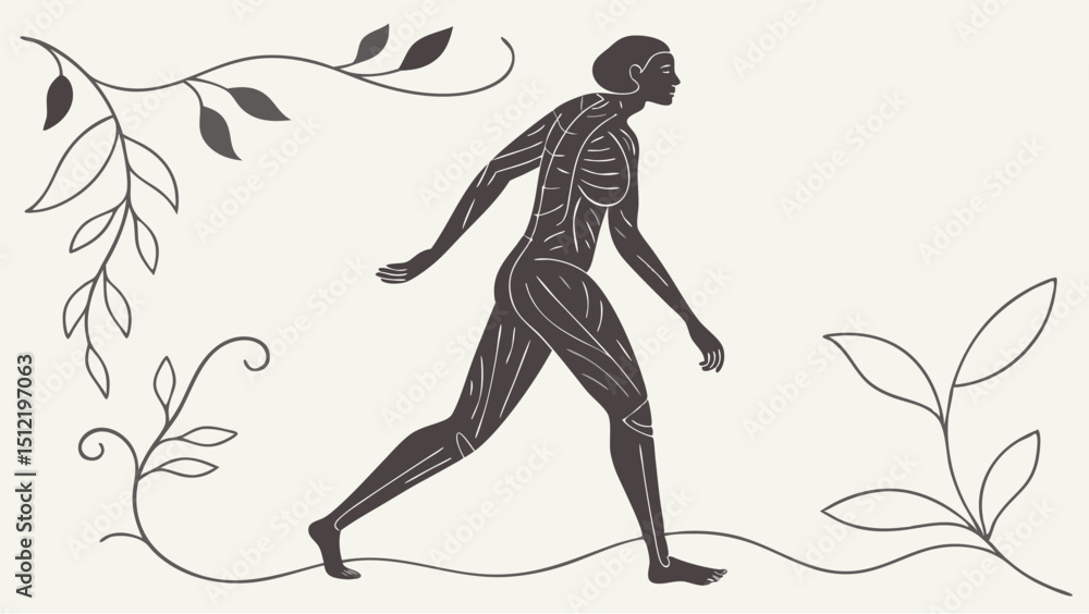 Fototapeta premium girl with long hair