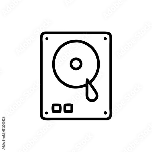hard disk storage icon design