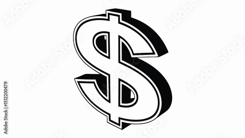 dollar symbol made of dollar bills