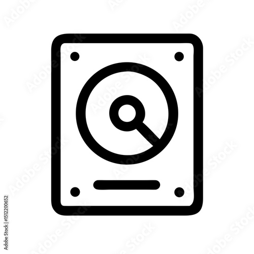 hard disk storage icon design