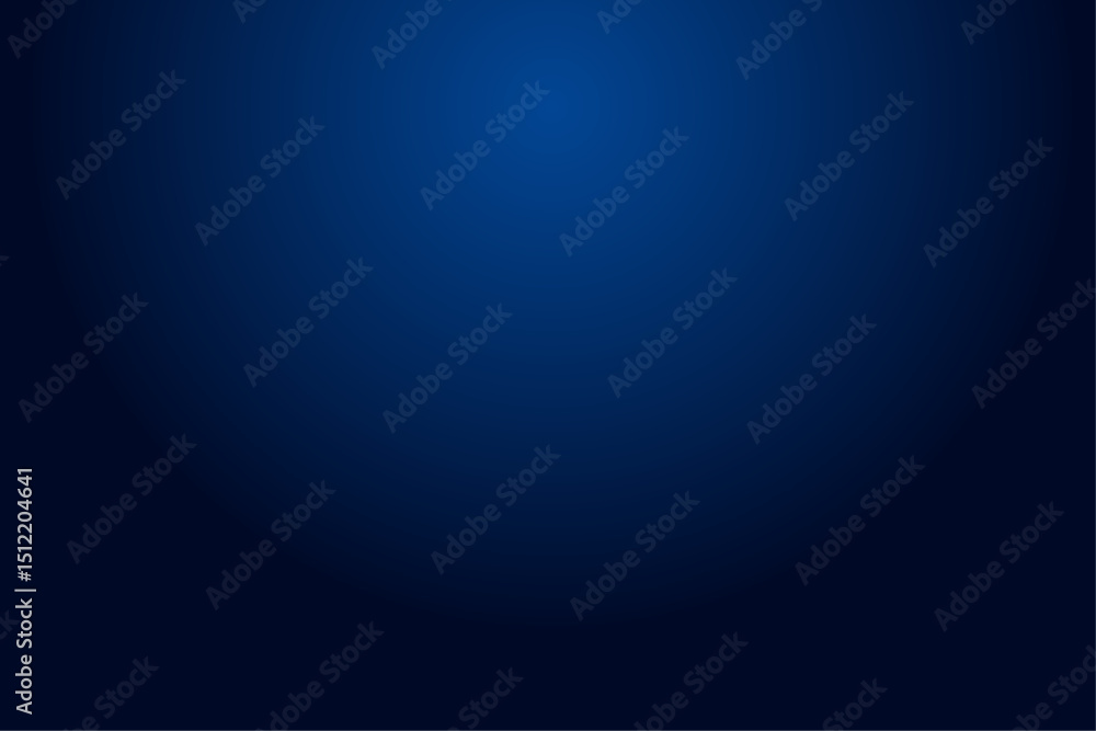 Obraz premium dark blue gradient background, wallpaper, studio background of dark blue gradient, studio wall blue gradient background, abstract blue gradient background, vector illustration,