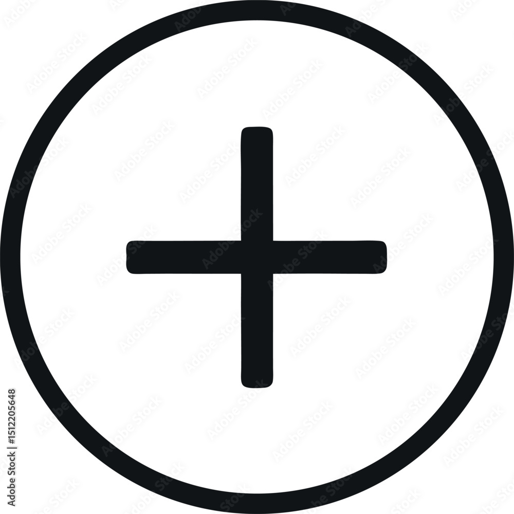Obraz premium Add Plus Icon Black | Addition Buttons | Positive Symbol | Additional Logo | Cross Icons Sign